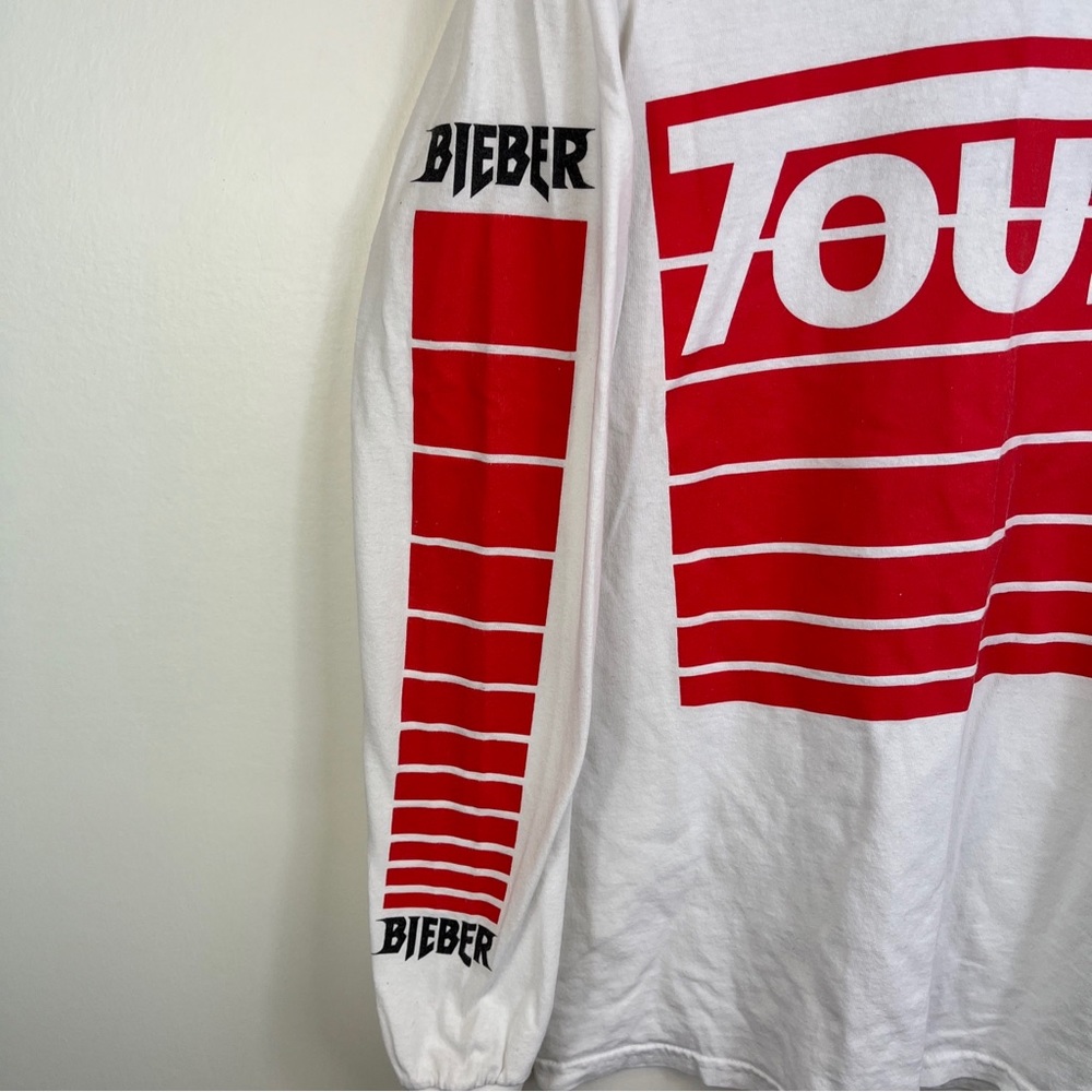 Justin Bieber 2017 Purpose Stadium Tour Longsleeve Tshirt Pop Hip Hop Fits Sz M - Picture 3 of 11